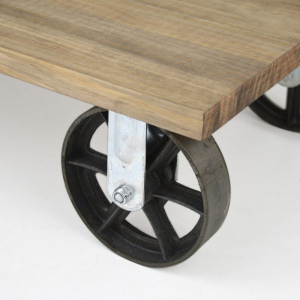 Mesa con tablero de madera maciza de 3cm de grosor Icub - Box Furniture Shop