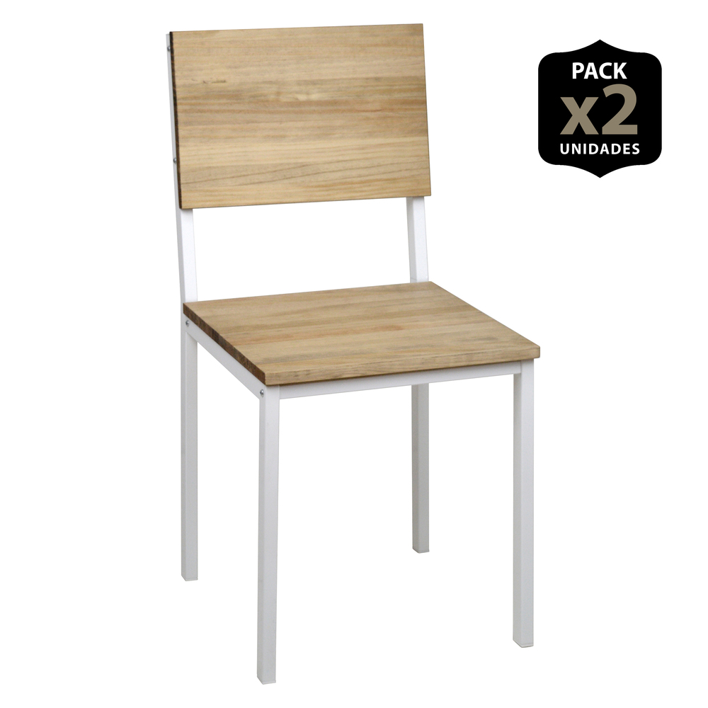 Mesa con tablero de madera maciza de 3cm de grosor Icub - Box Furniture Shop